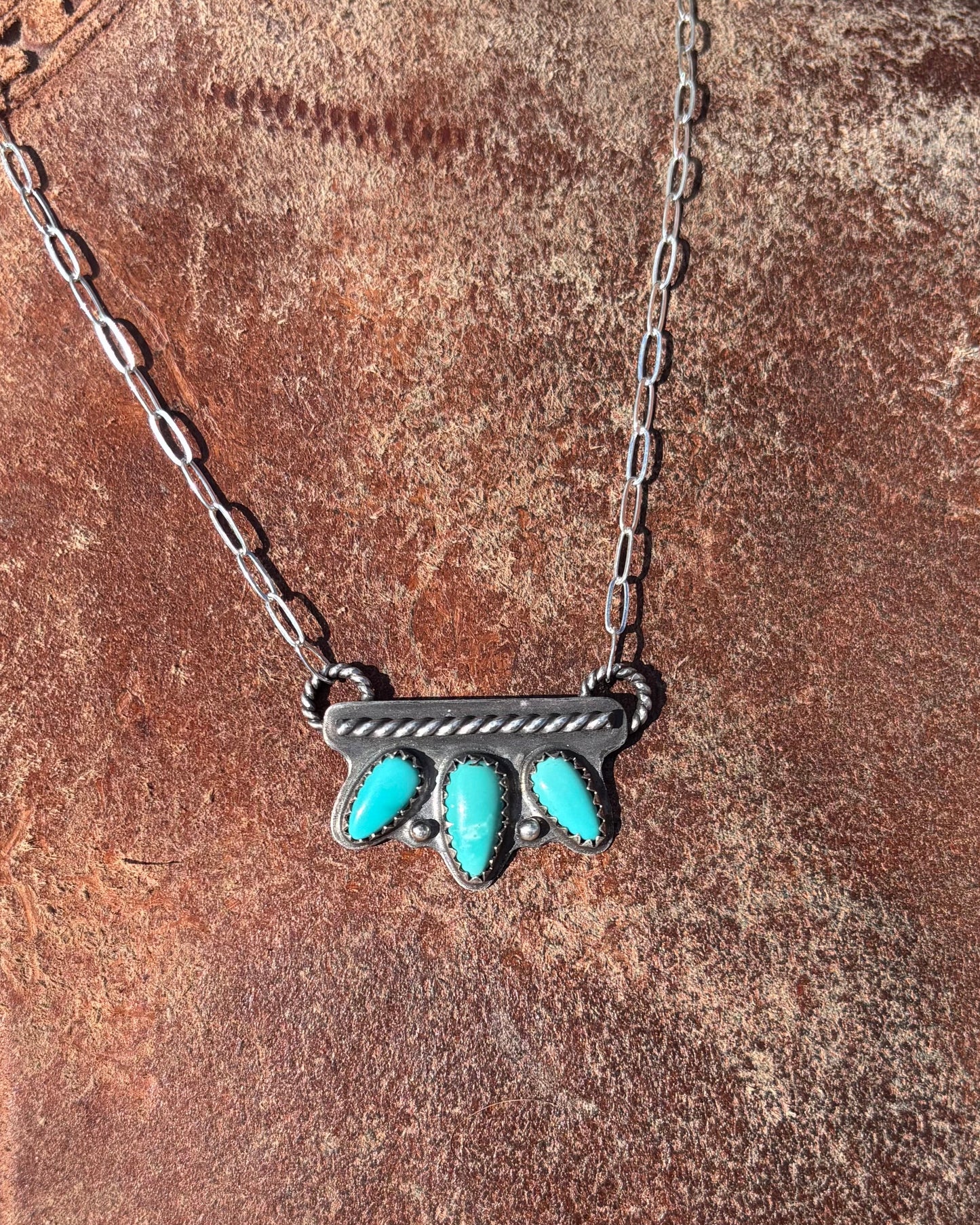 Lone Mountain Turquoise Necklace