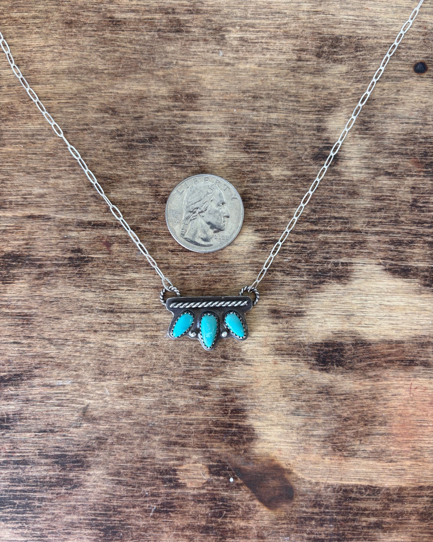 Lone Mountain Turquoise Necklace