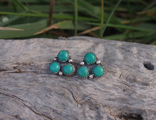 Kingman 6mm Round Cluster Studs