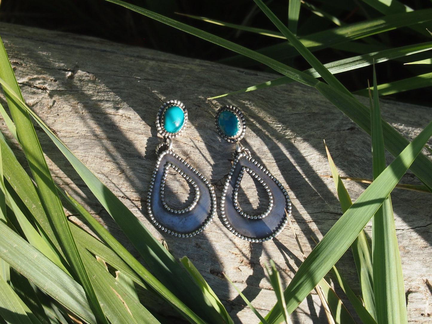 Kingman Dangle Studs