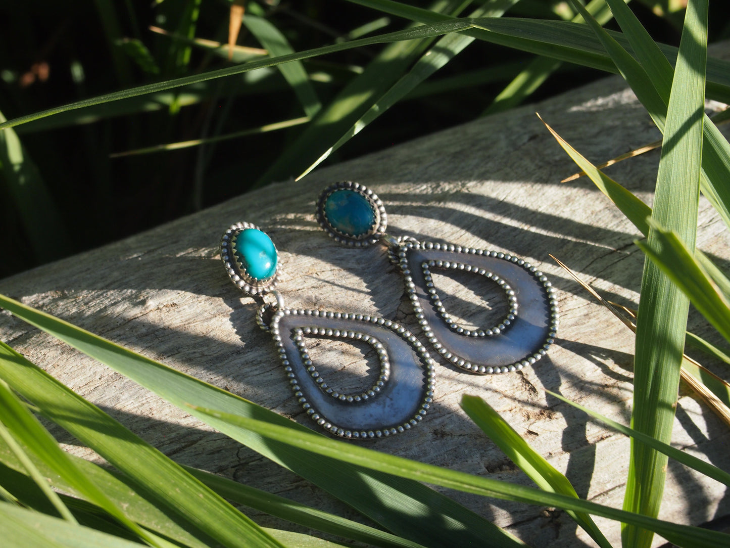 Kingman Dangle Studs