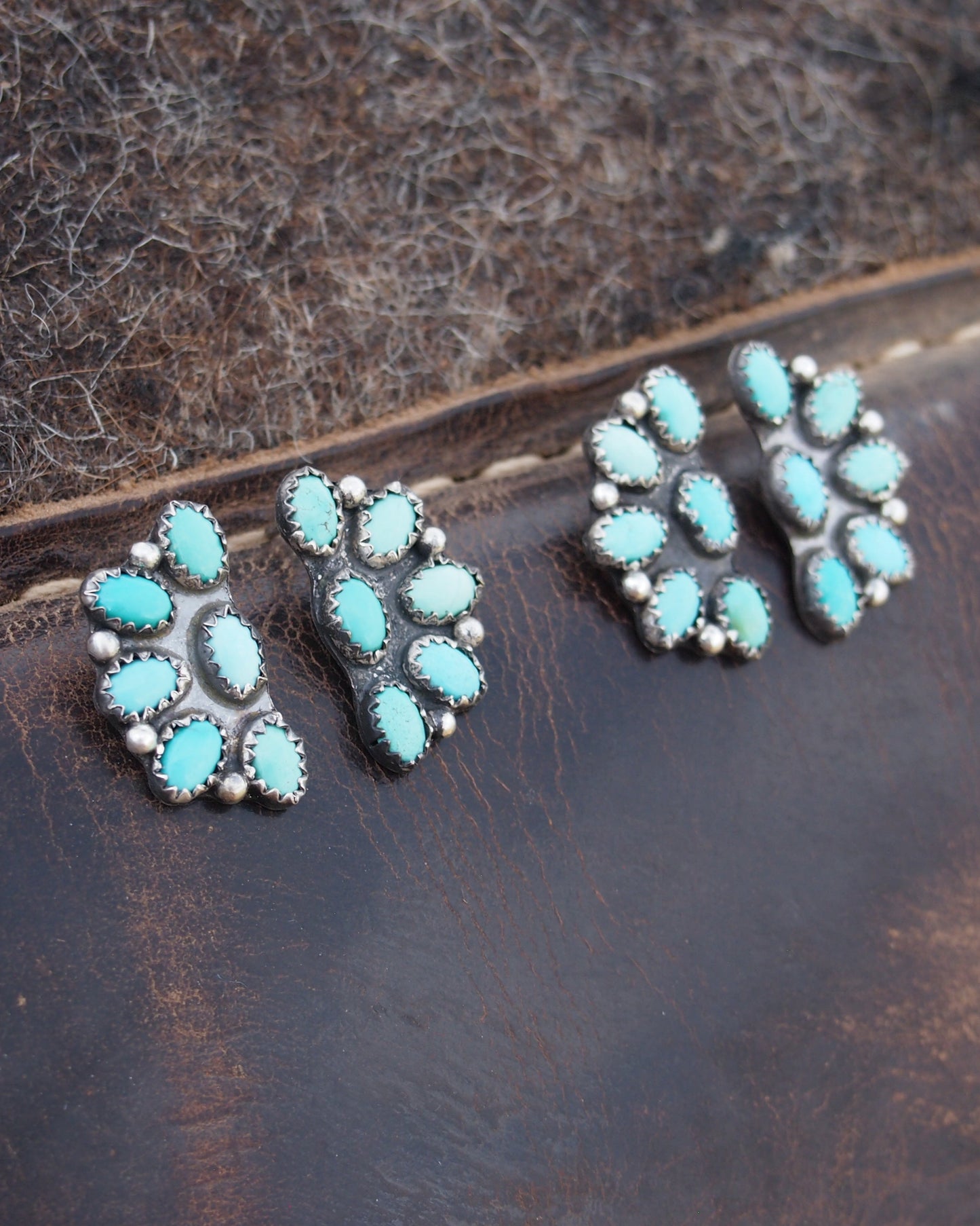 Half Cluster Earrings