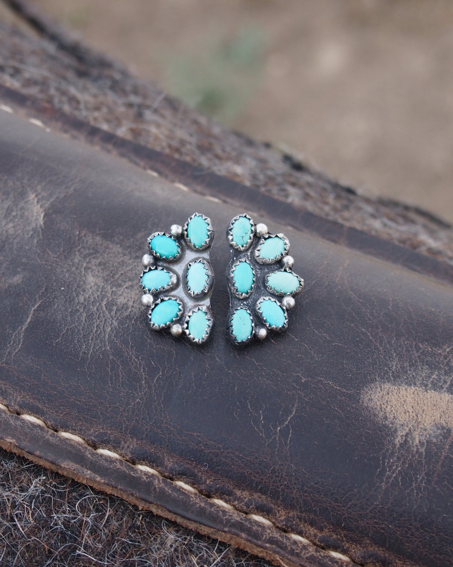 Half Cluster Earrings