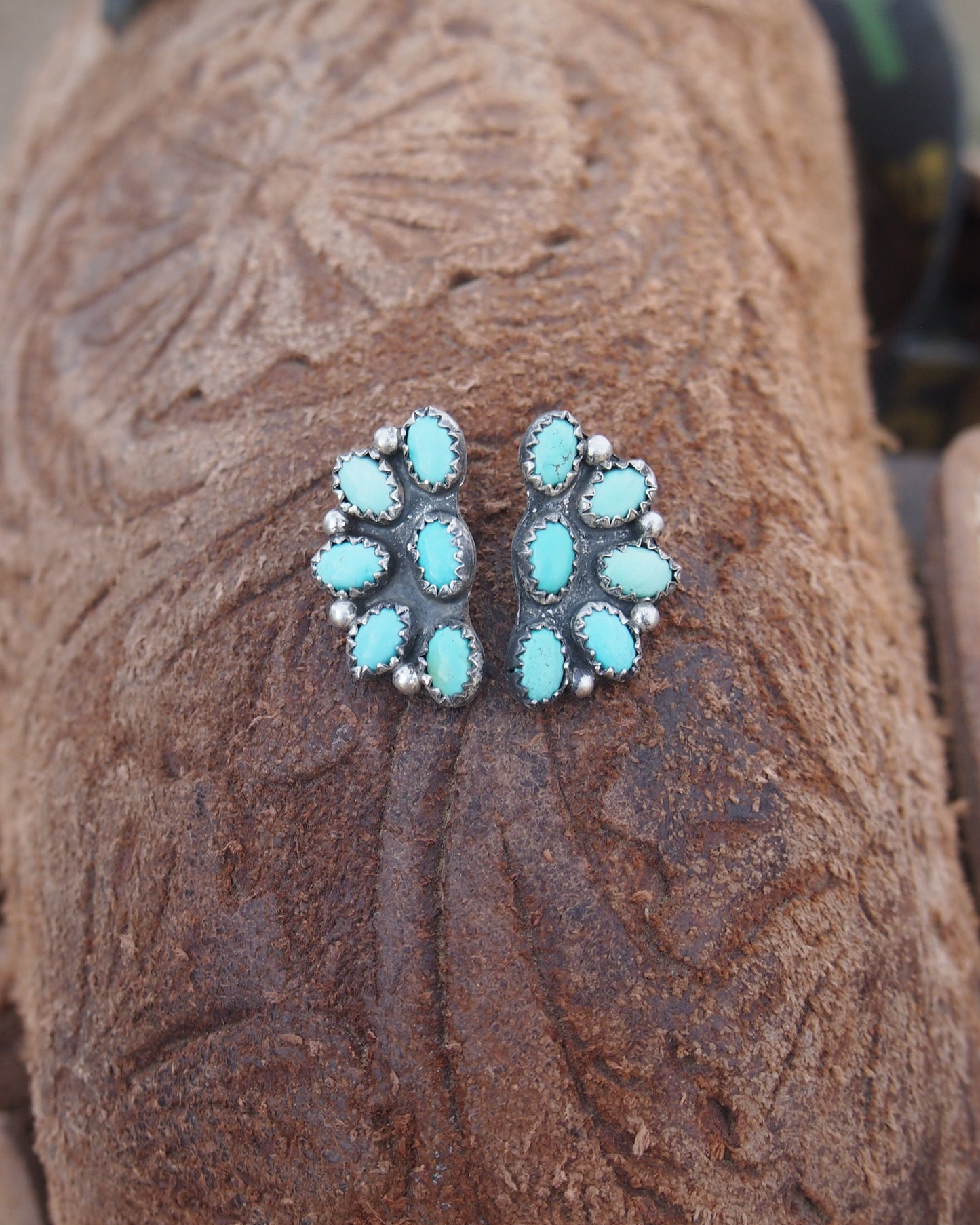 Half Cluster Earrings