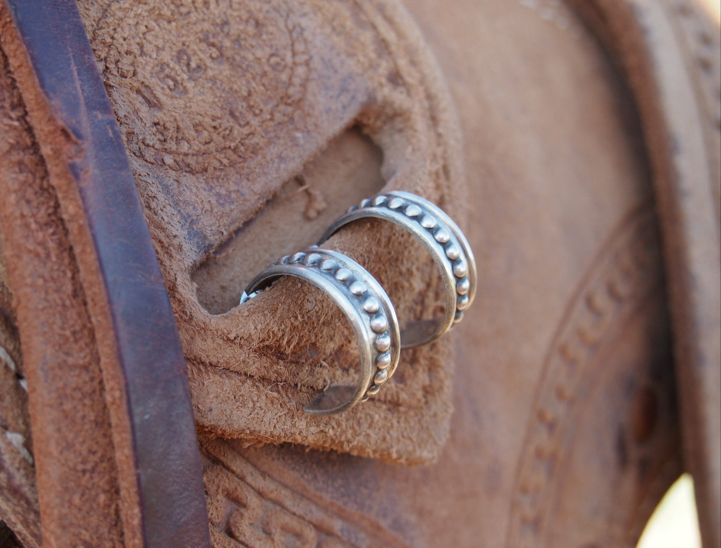 Sterling Silver Half Hoop earrings